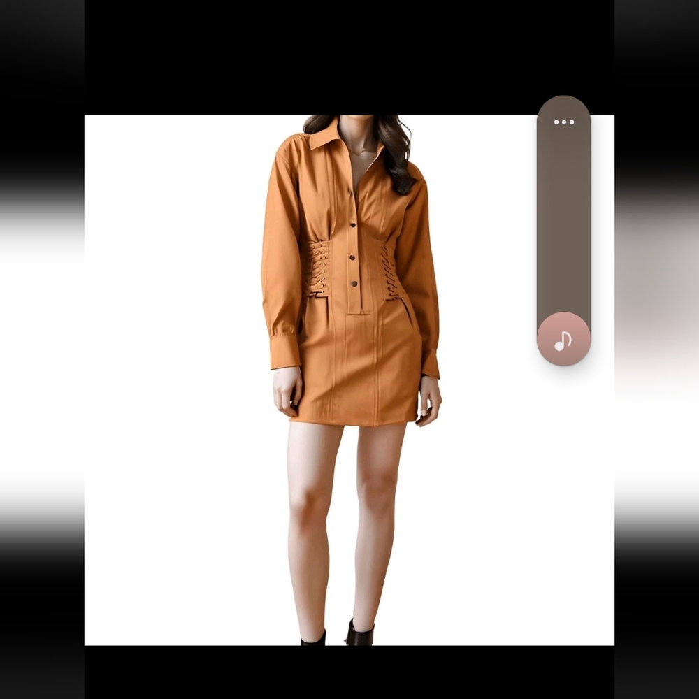 A.L.C Stylish Button-Up Dress Dress, Sz 8